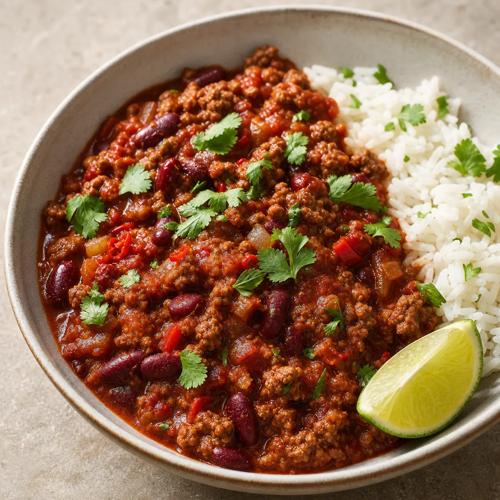 Freezer-Friendly Beef and Bean Chilli meal prep recipe